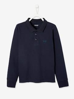 Jungenkleidung-Shirts, Poloshirts & Rollkragenpullover-Poloshirts-Jungen Poloshirt, lange Ärmel BASIC