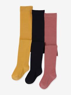 Maedchenkleidung-Unterwäsche, Socken, Strumpfhosen-3er-Pack Mädchen Strumpfhosen BASIC Oeko-Tex