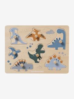 Spielzeug-Pädagogische Spiele-Steckpuzzle „Dinos“ aus Holz FSC