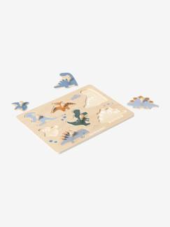 Spielzeug-Pädagogische Spiele-Puzzles-Steckpuzzle „Dinos“ aus Holz FSC
