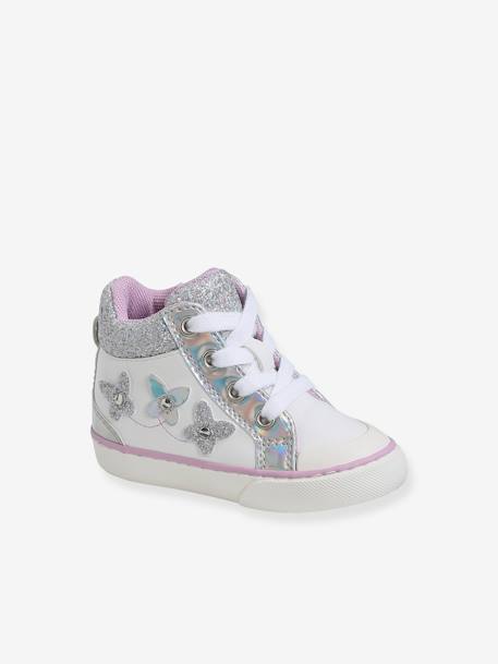 Mädchen Baby Sneakers, Reißverschluss - mehrfarbig - 1