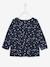 Mädchen Baby Shirt, Print Oeko-Tex - marine+wollweiß bedruckt - 4