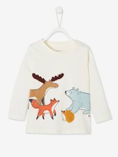 Babymode-Shirts & Rollkragenpullover-Shirts-Jungen Baby Shirt, Tiere Oeko Tex