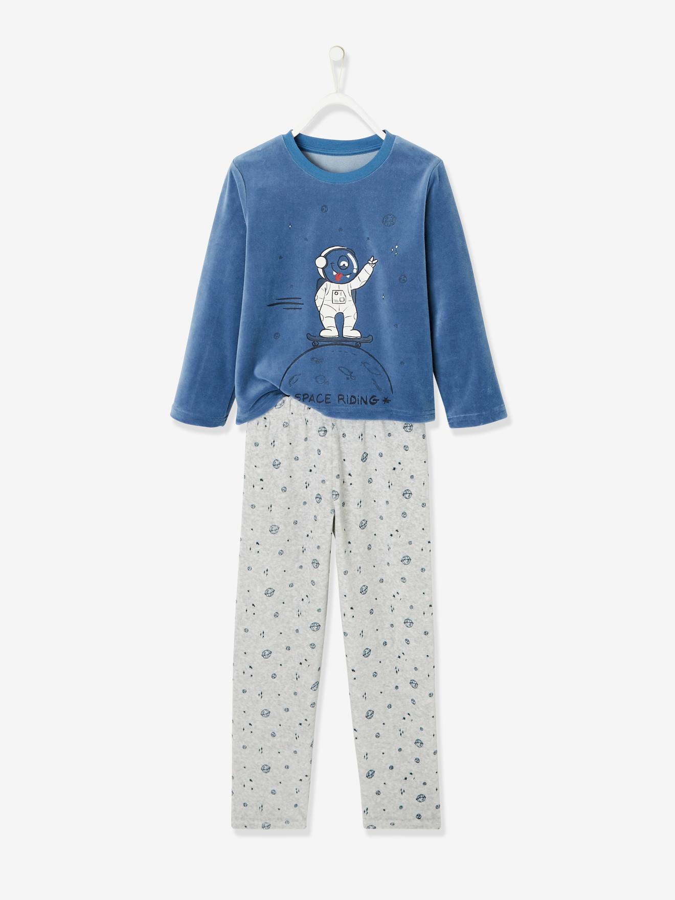 The Pyjama Factory Jungen Schlafanzug Blau blau