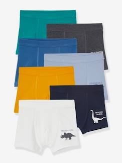 Jungenkleidung-Unterwäsche & Socken-Unterhosen & Boxershorts-7er-Pack Jungen Boxershorts, Dinosaurier Oeko-Tex