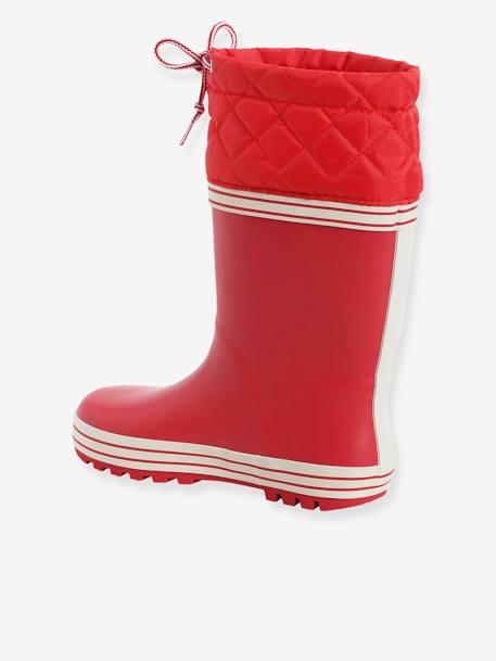 Jungen Gummistiefel, Profilsohle - rot - 3
