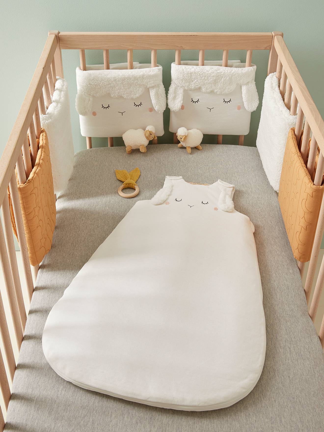 Thumbnail - Ärmelloser Baby Schlafsack SCHÄFCHEN TOG 2