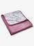 Kinder Samt-Decke ,,Wunderland' Oeko Tex® - rosa/mehrfarbig bedruckt - 1