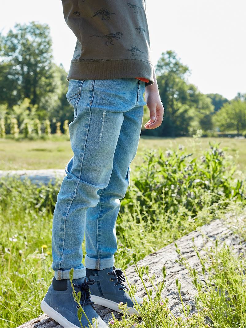 Vertbaudet Jungen Jeans, LooseFit in blue stone