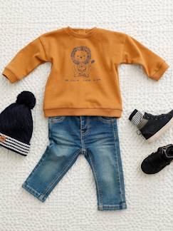 Günstige Basics-Babymode-Baby Sweatshirt mit Tier-Print