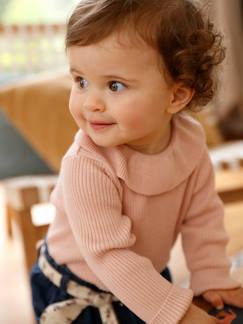 Babymode-Pullover, Strickjacken & Sweatshirts-Pullover-Baby Pullover mit Kragen