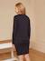 Jerseykleid für Schwangerschaft & Stillzeit, Lageneffekt - schwarz - 3