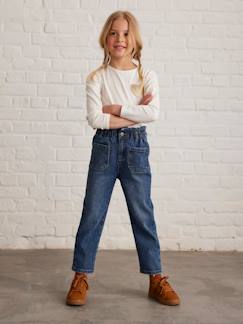 Maedchenkleidung-Jeans-Mädchen Jeans, Paperbag-Stil Oeko-Tex