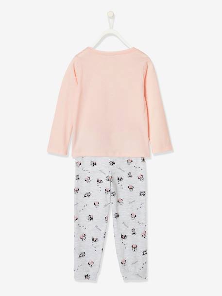Mädchen Schlafanzug Disney MINNIE MAUS - rosa/grau meliert bedruckt - 5