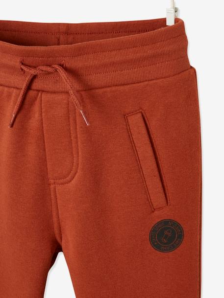 Jungen Sporthose BASIC - bordeaux+grün+hellbraun - 10