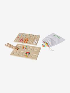 Spielzeug-Pädagogische Spiele-Sortierspiel mit Holzkugeln, FSC® MIX