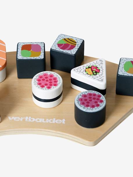 Sushi-Spielset aus Holz FSC® - mehrfarbig - 2