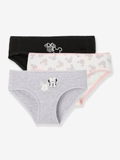 Maedchenkleidung-Unterwäsche, Socken, Strumpfhosen-Unterhosen-3er-Pack Mädchen Slips Disney MINNIE MAUS