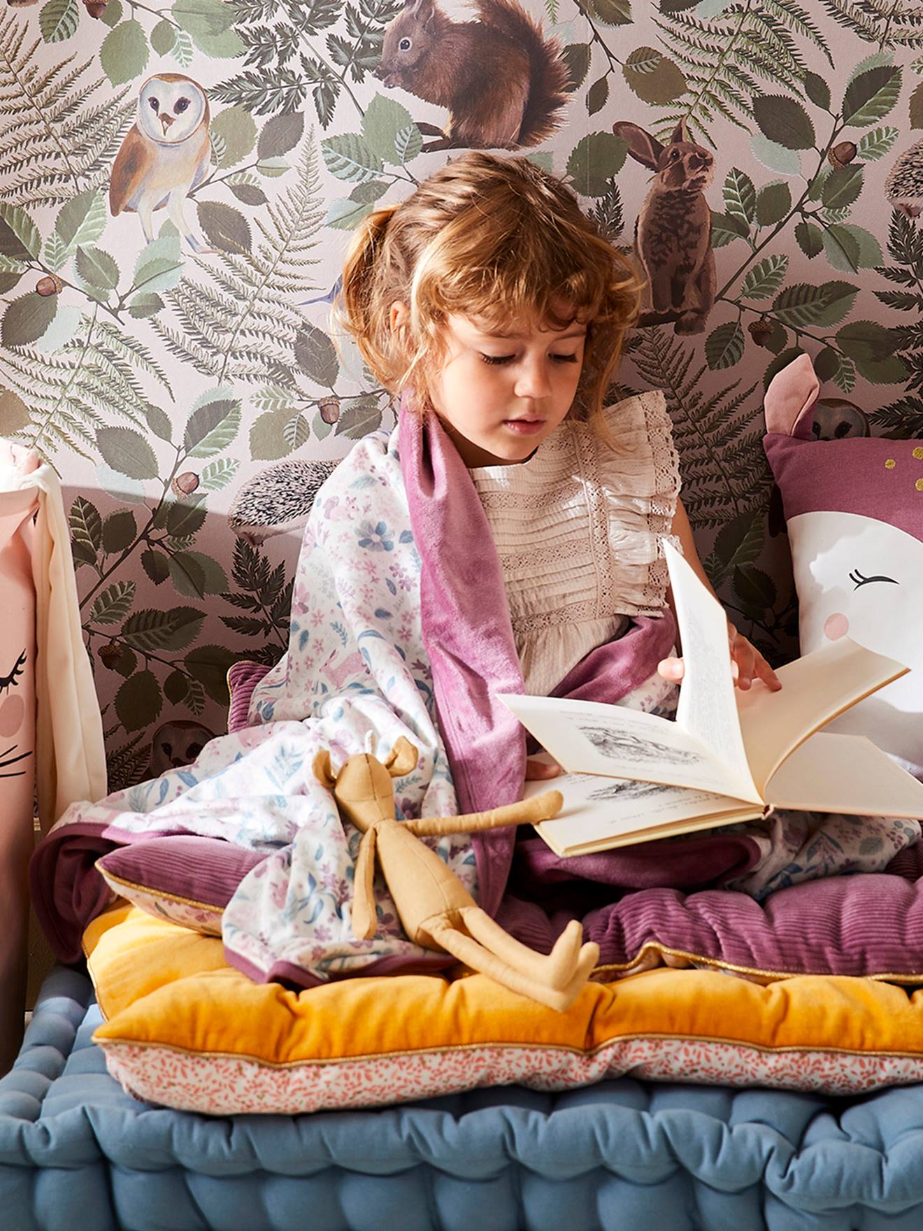 Thumbnail - Kinder Samt-Decke WUNDERLAND