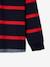 Jungen Poloshirt mit Lageneffekt Oeko Tex® - grün gestreift+nachtblau gestreift+rot gestreift - 17