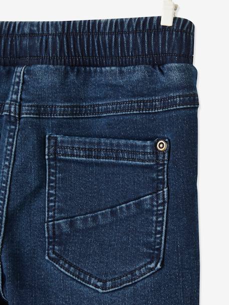 Gefütterte Jungen Jeans, Straight-Fit Oeko-Tex - blue black+dunkelgrau - 6