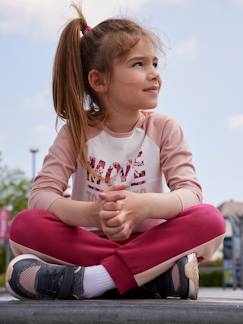 Maedchenkleidung-Sportbekleidung-Mädchen Sport-Shirt mit Raglanärmeln