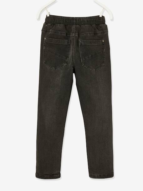 Gefütterte Jungen Jeans, Straight-Fit Oeko-Tex - blue black+dunkelgrau - 11