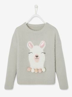 Maedchenkleidung-Pullover, Strickjacken & Sweatshirts-Mädchen Pullover mit Paillettenmotiv
