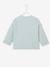 Mädchen Babyjacke - aquamarin+braun+hellbeige - 2