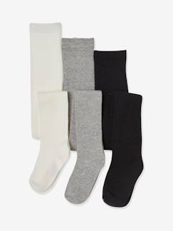 Maedchenkleidung-Unterwäsche, Socken, Strumpfhosen-3er-Pack Mädchen Strumpfhosen BASIC Oeko-Tex