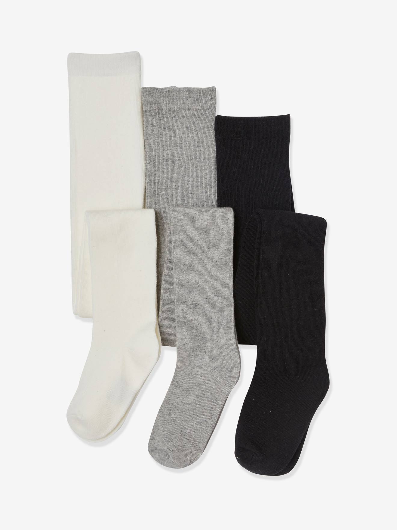 3er-Pack Mädchen Strumpfhosen BASIC