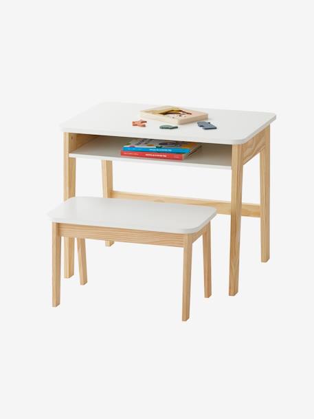 Schreibtisch für Vorschulkinder „Klasse“ - weiß - 1