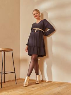 Umstandsmode-Umstandskleider-Kleid mit V-Ausschnitt, Schwangerschaft & Stillzeit