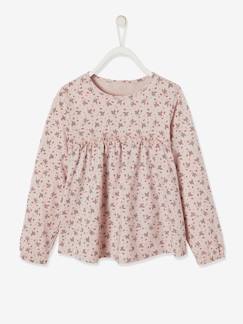 Maedchenkleidung-Shirts & Rollkragenpullover-Mädchen Blusenshirt, Blumen Oeko Tex