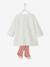 Baby Set: Kleid & Strumpfhosen Disney MINNIE MAUS - wollweiß+rosa getupft - 4