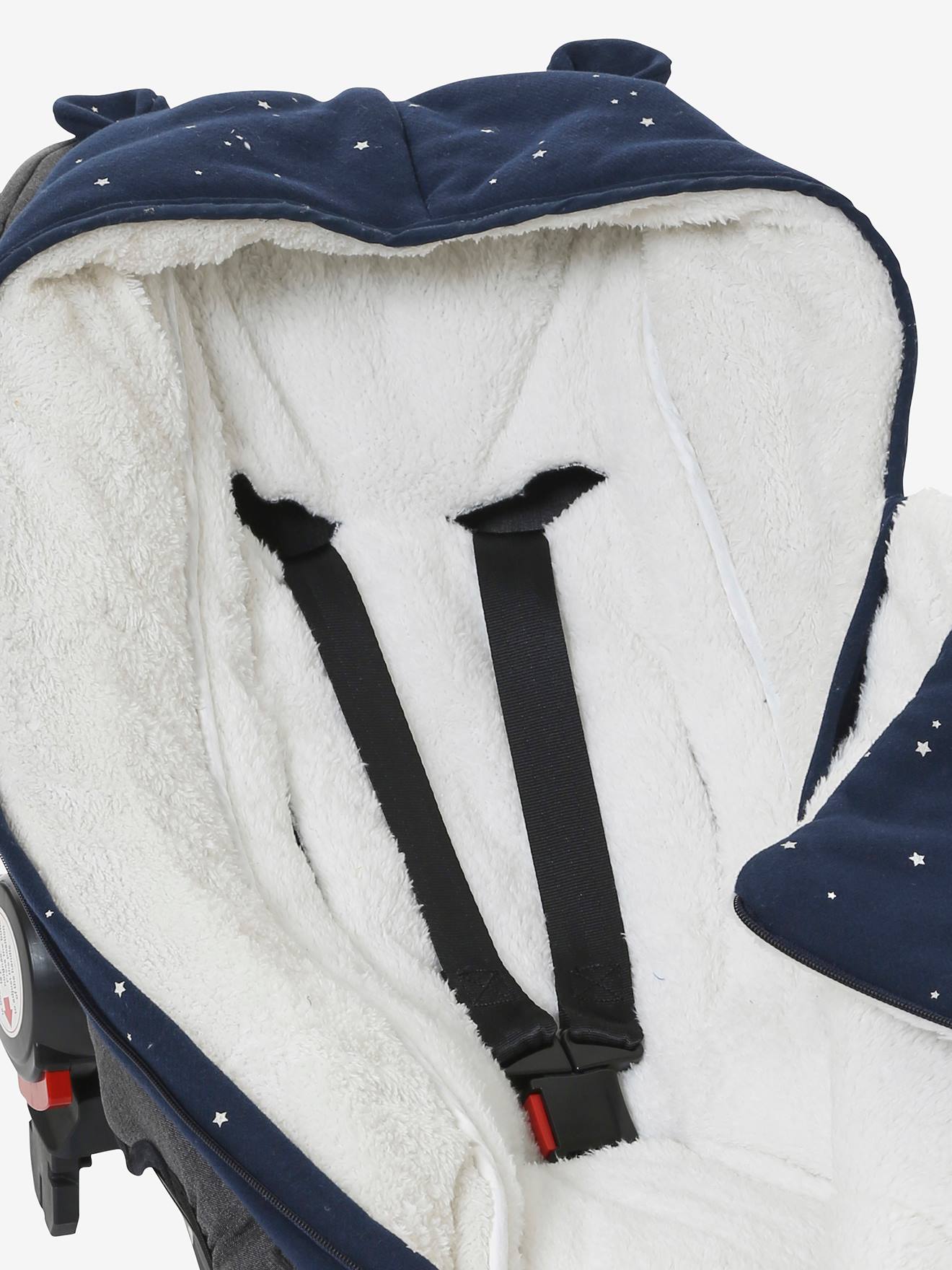 Thumbnail - Sweat-Fußsack für Kinderwagen & Babyschale  polarstern