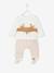 Weihnachtliches Baby-Set: Shirt, Hose & Socken - braun+hellbeige - 10