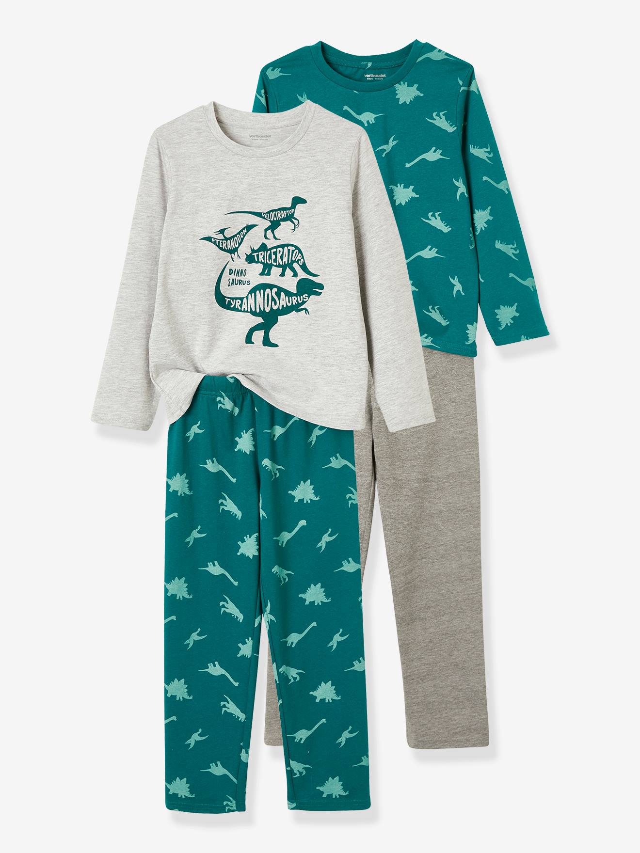 DAUGHTER QUEEN Schlafanzug Jungen Langarm Zweiteiliger Kinder Baumwolle Nachtwäsche Winter Pyjamas