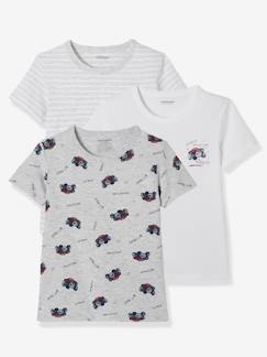 Jungenkleidung-Unterwäsche & Socken-Unterhemden-3er-Pack Jungen T-Shirts Oeko-Tex