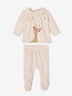 Babymode-Baby Weihnachts-Schlafanzug, Samt