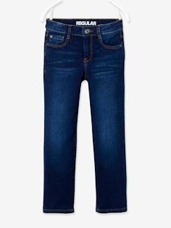 Jungenkleidung-Jungen Straight-Fit-Jeans WATERLESS, Hüftweite COMFORT Oeko Tex, Bundweite verstellbar