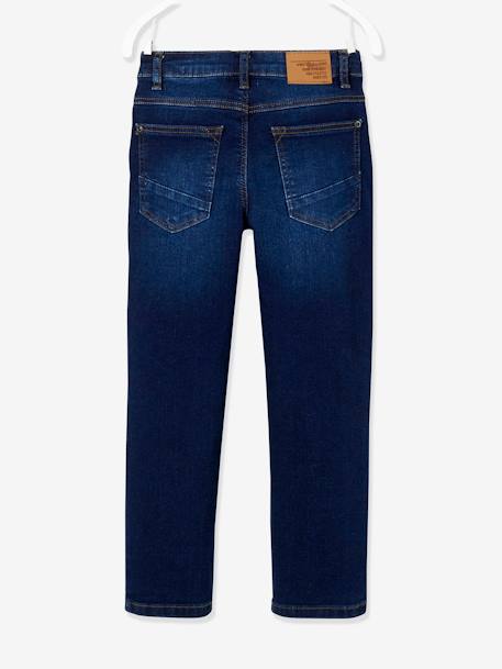 Jungen Straight-Fit-Jeans WATERLESS, Hüftweite COMFORT OEKO-TEX®, Bundweite verstellbar blue stone+dark blue 8