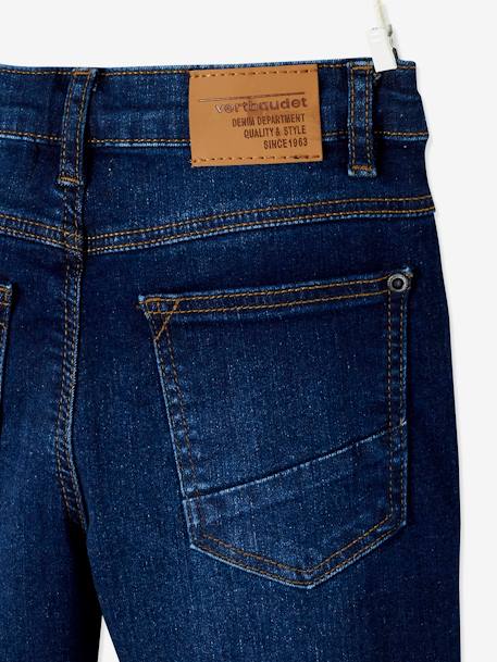 Jungen Straight-Fit-Jeans WATERLESS, Hüftweite COMFORT OEKO-TEX®, Bundweite verstellbar blue stone+dark blue 10