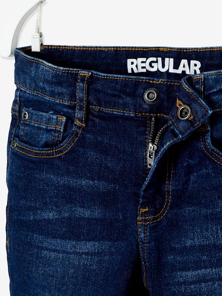 Jungen Straight-Fit-Jeans WATERLESS, Hüftweite COMFORT OEKO-TEX®, Bundweite verstellbar blue stone+dark blue 9