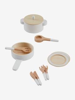 Spielzeug-Kinder Kochgeschirr aus Holz FSC® MIX