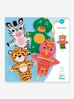 Spielzeug-Baby-Tasten & Greifen-Mix and Match-Fädelspiel „Feltimix“ DJECO