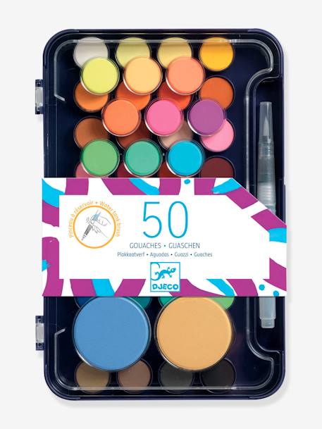 Kinder Farbkasten, 53 Farben DJECO - mehrfarbig - 2