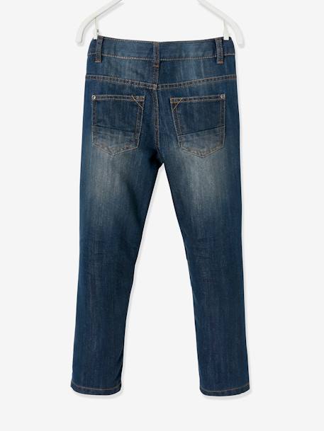 Robuste Jungen Straight-Fit-Jeans, Hüftweite COMFORT - blue stone+dark blue - 10