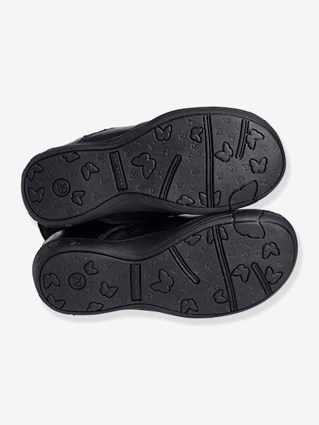 Mädchen-Boots aus Leder - hellbraun+schwarz - 14