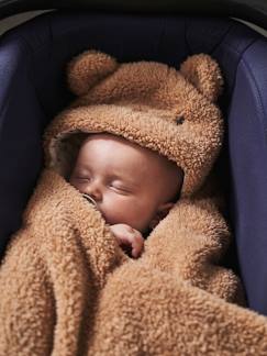 Babyartikel-Fußsäcke & Kinderwagendecken-Fußsäcke für Babyschalen-2-in-1 Baby Ausfahrsack/Wickelunterlage, Teddy